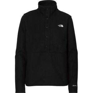 The North Face Alpine Button-up  Jacket Womens 2XL Black Fleece Henley NEW NWT